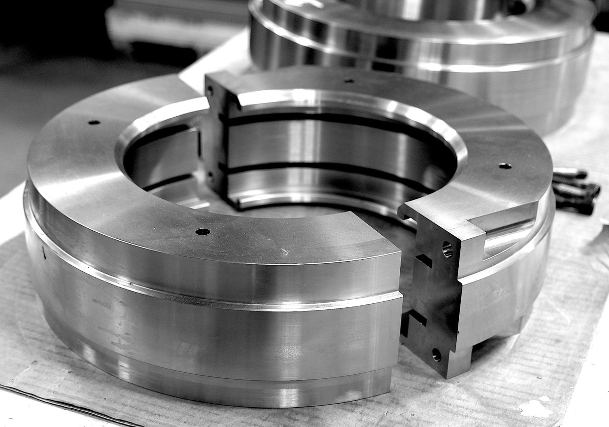 Balance piston seal retainer - one of the amazing custom parts we have the privilege of manufacturing for a large OEM customer.