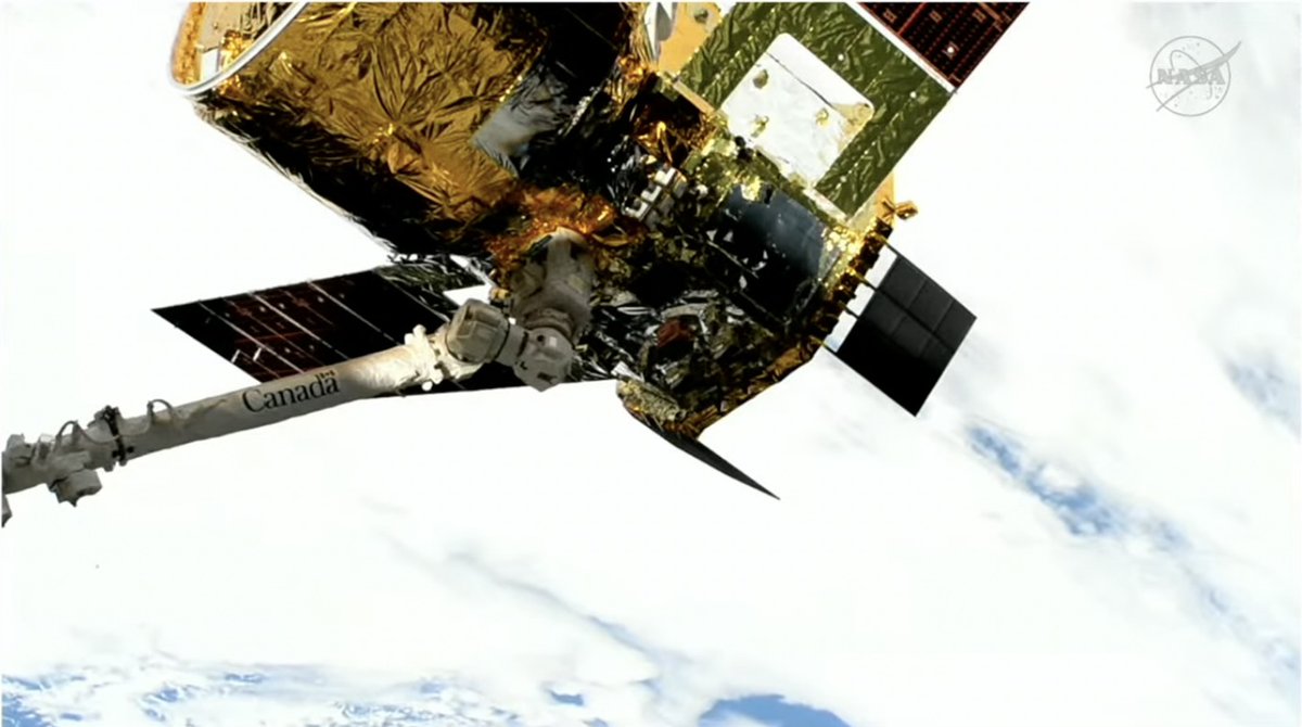 Днес, в 17:58 ч. българско време, новият космически кораб на Япония „Ейч Ти Ви – Екс“ пристигна благополучно на Международната космическа станция, след като бе захванат от роботизираната ръка „Канадарм2“.
cosmos.1.bg/space/2025/10/…