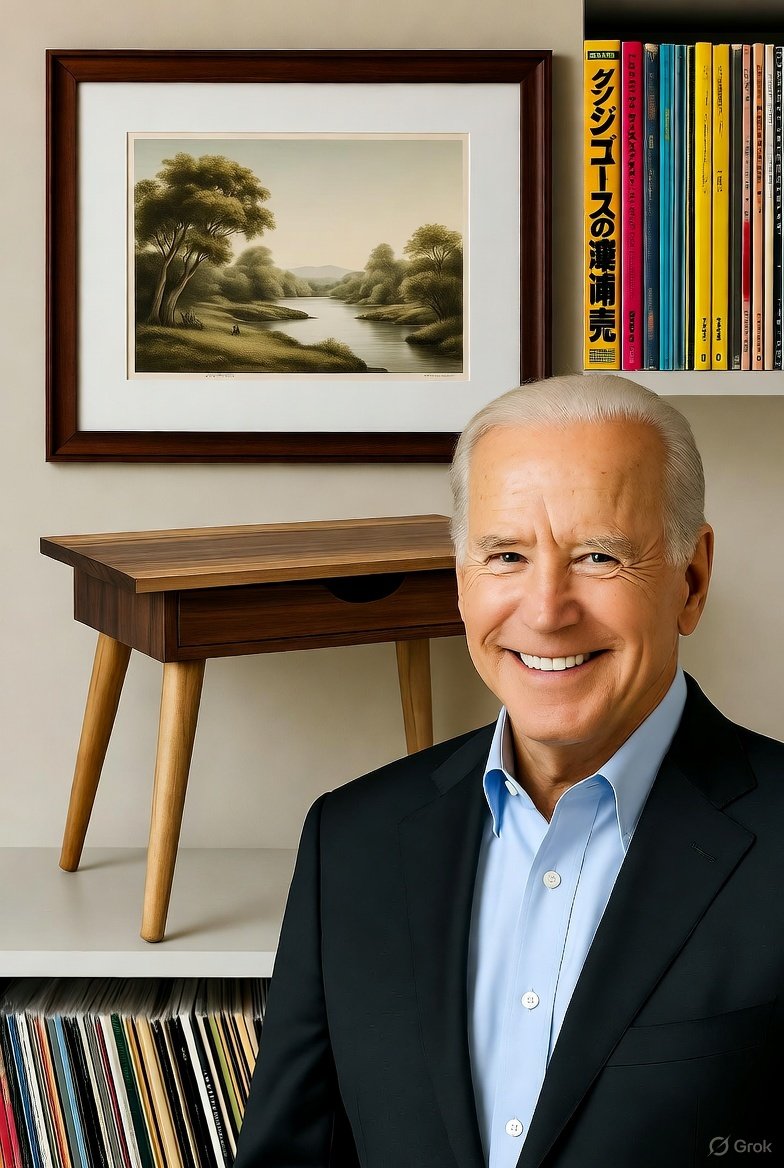 Here's what Joe got! 😆
Joe Biden received several gifts from Japan during Prime Minister Fumio Kishida's visit to the White House in April 2024. The gifts included:
•A three-legged black walnut table handmade by a Japanese American-owned company in Pennsylvania, featuring a