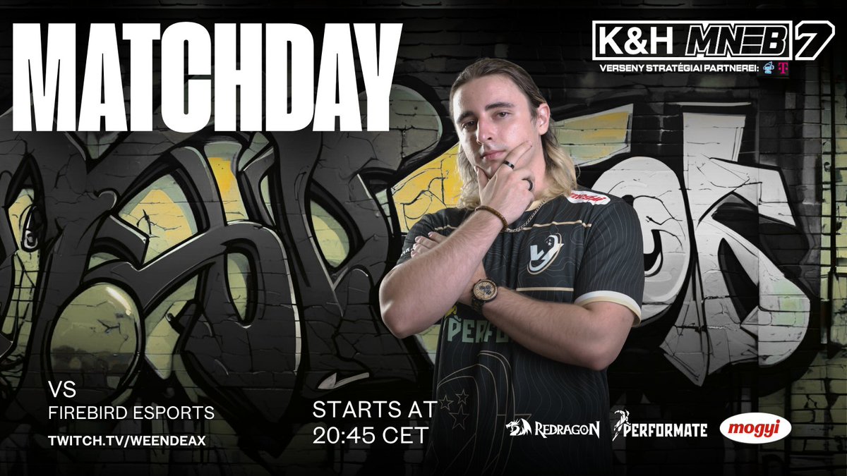 MECCSNAP

Hamarosan kezdünk a <a href="/HungarianEsport/">Hungarian National Esports Championship</a>-ban.🇭🇺🏆

Ma 2 izgalmas mérkőzés várható!
Az  első mérkőzésünk a <a href="/wildmultigaming/">WiLD MultiGaming</a>  csapata ellen lesz, chat még talán a meccsnél is izgalmasabb lesz.⌨️

Azt követően pedig a <a href="/FiBEhun/">Firebird Esports</a> csapatán veszünk revansot a múltkori veszteség