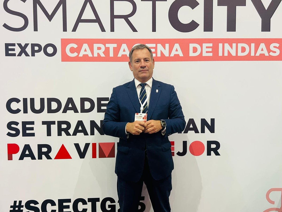 El Director Insular de <a href="/AccionExterior/">Acción Exterior Cabildo de Tenerife</a> , <a href="/pedroglezdel/">Pedro González Delgado</a>, en representación del Cabildo de Tenerife en Smart City Expo Cartagena de Indias, el evento global más importante sobre innovación, sostenibilidad y transformación digital de las ciudades.
#cabildodetenerife #acciónexterior