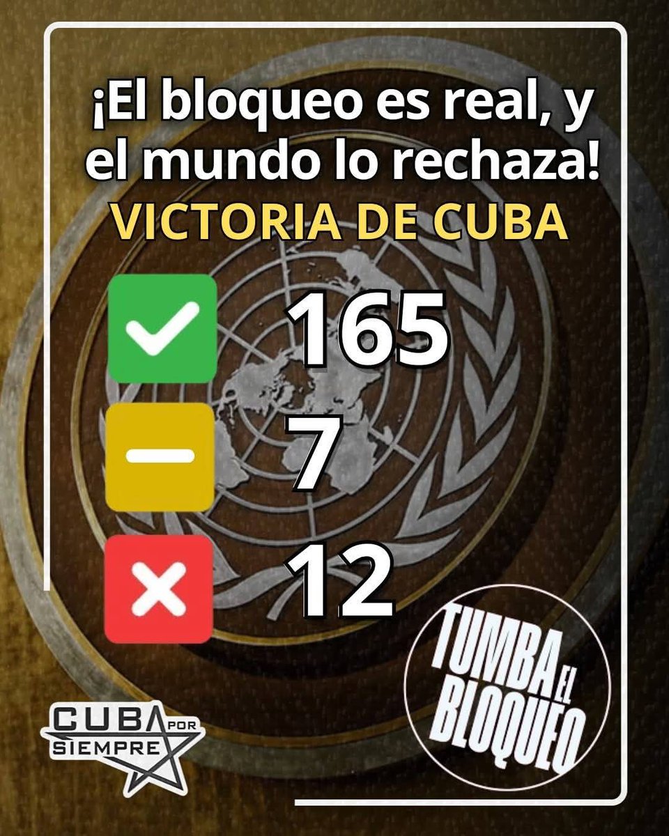 Pedro_RuizAlv's tweet photo. #VictoriaDeCuba
#TumbaElBloqueo https://t.co/8nTiZTxLvV