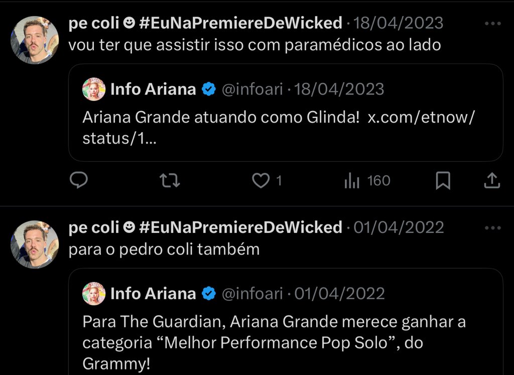 Info Ariana tweet media