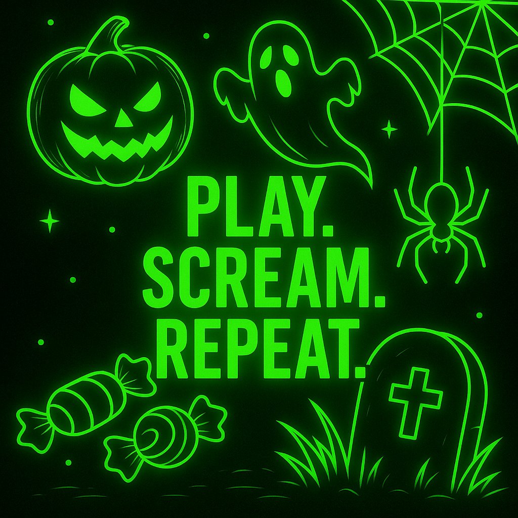 🎃 PLAY. SCREAM. REPEAT. 👻
Spooky games. Neon lights. Free Halloween candies🍬
Phasmophobia, The Outlast Trials, Escape the Backrooms, Silent Hill — and more horror if you dare👀

⚡ Every Click Matters.

#OttawaGaming #OttawaHalloween #OttawaNightlife