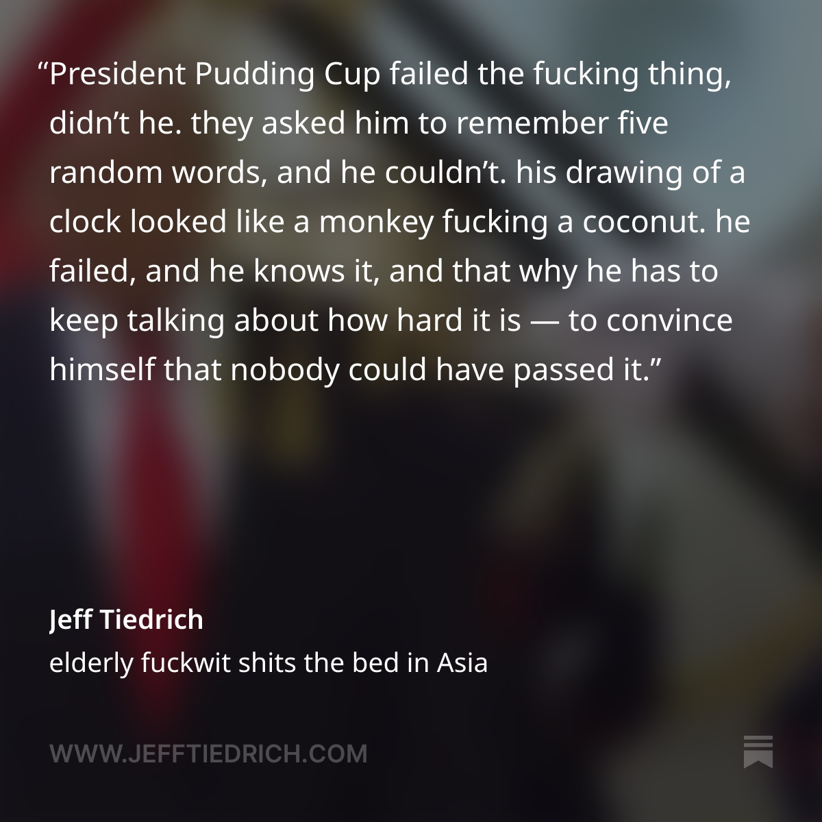 Jeff Tiedrich tweet media