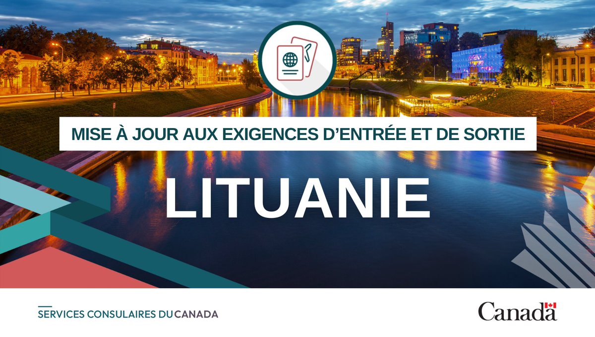 À compter du 27 octobre, vous n’êtes pas autorisé à passer de la #Lituanie à la #Biélorussie, sauf si vous êtes citoyen de l’UE, membre de la famille d'un citoyen de l'UE ou titulaire d'un permis de séjour valide en Lituanie.  Plus de détails : voyage.gc.ca/destinations/l…