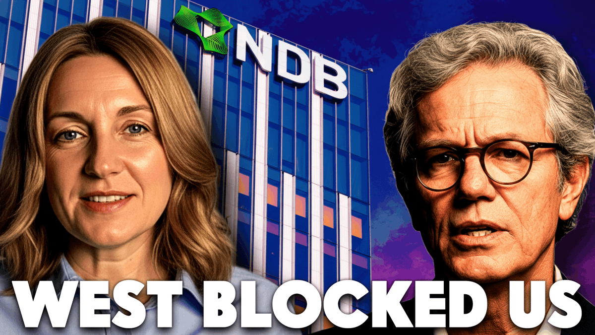What if everything you thought you knew about the BRICS Bank... was only half the story?

Ex-VP of BRICS Bank Reveals Truth About Western Sanctions
👉🏻 youtu.be/Q8UaigC8w5s

In a conversation as candid as it is consequential, former NDB Vice President Paulo Nogueira Batista Jr.
