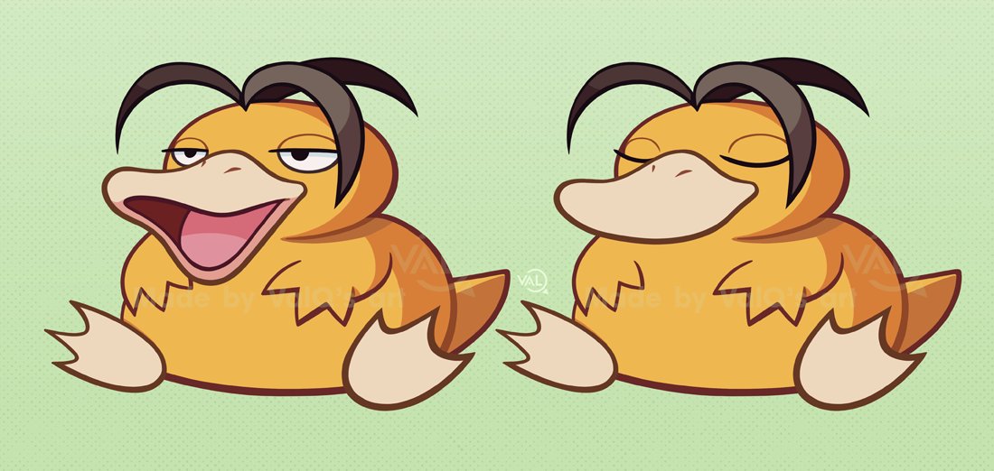 I made a PNGtuber with my Psyduck!
#pokemon