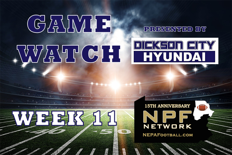 NEPAFootball's tweet photo. Week 11 Game Watch presented by Dickson City Hyundai
Previews of all the playoff games in District 2 and the Eastern Conference.
https://t.co/XZfZu3ZyAP https://t.co/e1l7s5Fig4