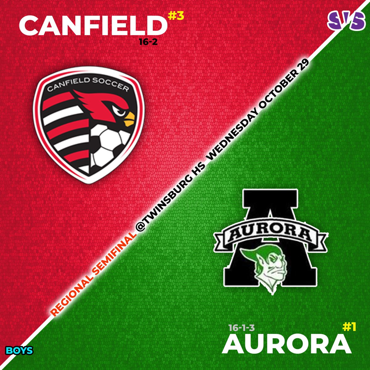 steelvalleySVS's tweet photo. Good luck to the area’s boys teams playing in a Regional Semifinal today! #steelvalleysvs #ohio #highschool #soccer #ohsaa #ossca #trumbull #mahoning #columbiana #youngstown #regionalsemis ⚽️ https://t.co/pgn9s2Snao