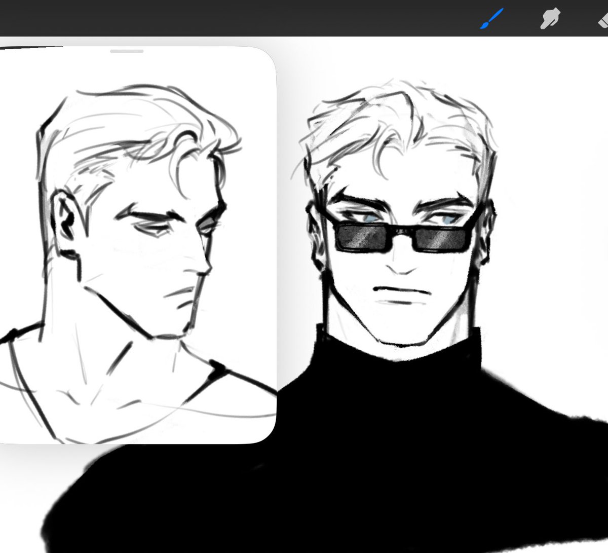 chobkkk's tweet image. Bruce in my superbat au🥰