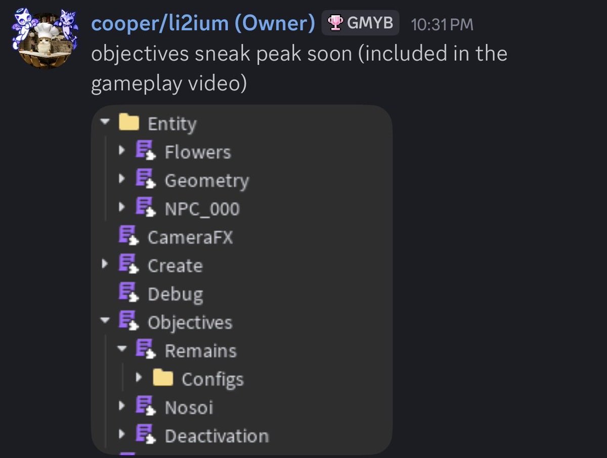 gmybnews's tweet image. A few more teasers have been released, following by a bomb item that is supposely in game probably as equipable items, a thumbnail and some objective sneakpeaks!!
#gmyb #robloxarg #robloxgame #roblox 
➡️ All info taken from the official discord.
