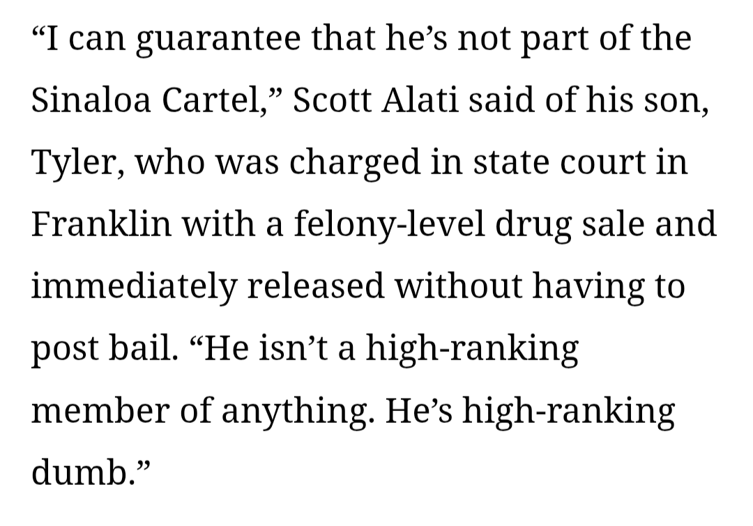 Quote of the day, from <a href="/BostonGlobe/">The Boston Globe</a> story scrutinizing Trump claims to have nabbed nearly 200 members of Sinaloa Cartel in New England drug bust: