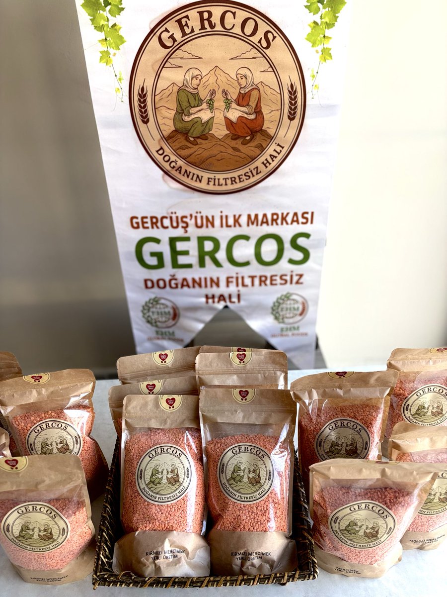 gercosnaturel's tweet photo. 🇹🇷 Yerli üretimin gücü GERCOS Mercimek! 🌾
Toprağımızdan sofralarınıza doğal, besleyici ve güvenilir lezzet.
Protein, lif ve yerli emeğin birleşimiyle sağlıklı sofralar için 💚
📞 0 (545) 764 65 11
#GERCOS #YerliÜretim #Mercimek #DoğalLezzet #SağlıklıYaşam https://t.co/jVMH5GLPJC
