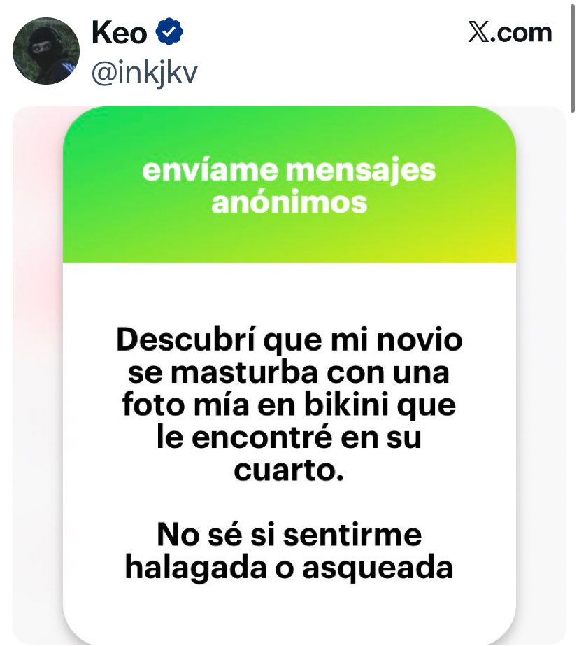 WEY K ASCO MI NOVIO SE MASTURBA PENSANDO EN MI 💀💀🤢🤢 vieja pendeja