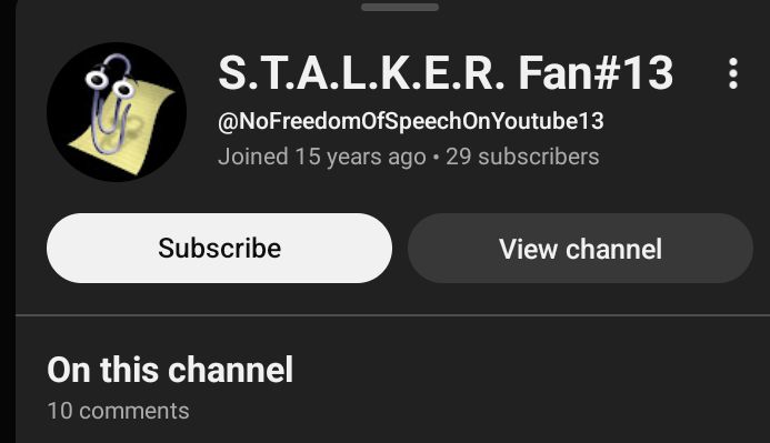 Theboyaplays's tweet photo. @TeamYouTube @YouTube Why Are You Letting Predators Run Round Your Platform? S.T.A.L.K.E.R. Fan#13 Aka 
@ NoFreedomOfSpeechOnYoutube13
Is A Child Predator Who Bullied An Autistic Young Girl And He Just Exposed Himself To Me When I Confronted Him. You Better Do Something About It. https://t.co/xLuqul7Ke5