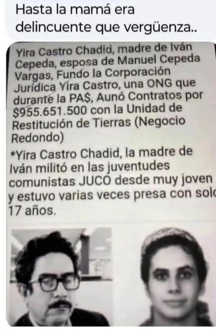 <a href="/MAndreaNieto/">MARIA ANDREA NIETO</a> <a href="/lacoutu/">Miguel Lacouture A®</a> 😂🤣👍💪PERFECTO! 🎯🤡😡🤬🙌
EL PETRISMO ESTA CABANDO EL FONDO DW SU TUMBA!!
LOS CANDIDATOS DE LA MUERTE.
<a href="/IvanCepedaCast/">Iván Cepeda Castro</a> CEPEDA CASTRO ES EL HEREDERO DE LAS FARC DEFENSOR DE SUS CRIMENES.(YIRA CASTRO CHADID)
<a href="/carolinacorcho/">Carolina Corcho</a> Corcho ES LA RESPONSABLE ASESINA DE LA SALUD EN 🇨🇴. ES