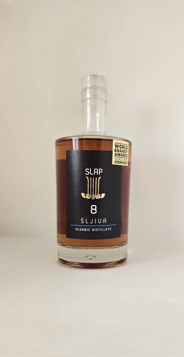 Slap_Spirits's tweet image. ⭐️ Nova Šljivovica 8 g. već prepoznata! ⭐️

Naša nova limitirana Šljivovica tek je zakoračila na tržište, a već je osvojila srca pravih ljubitelja iskrene rakije.
Hvala svima koji su prepoznali kvalitet i ukazali nam povjerenje! 💙