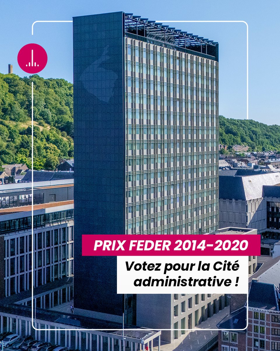 🏢 La Cité administrative "zéro carbone" de Liège est en lice pour les Prix FEDER 2014-2020 dans la catégorie "Territoire &amp; Environnement" 🏆

⚠️ Votez jusqu'au samedi 1er novembre avant minuit 👉 enmieux.be/cloture-feder-…