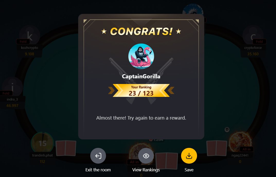 CaptainGorillas's tweet image. Just crushed another high finish in the Sentient Global Poker tournament! 🚀 

The community is buzzing with the TGE so close. 

The Discord is electric! Stay with Sentient. 

The big day is almost here! 

#SentientAGI #sentientchat #sentient #GRID #dobby #KaitoAI #AGI #ROMA #AI