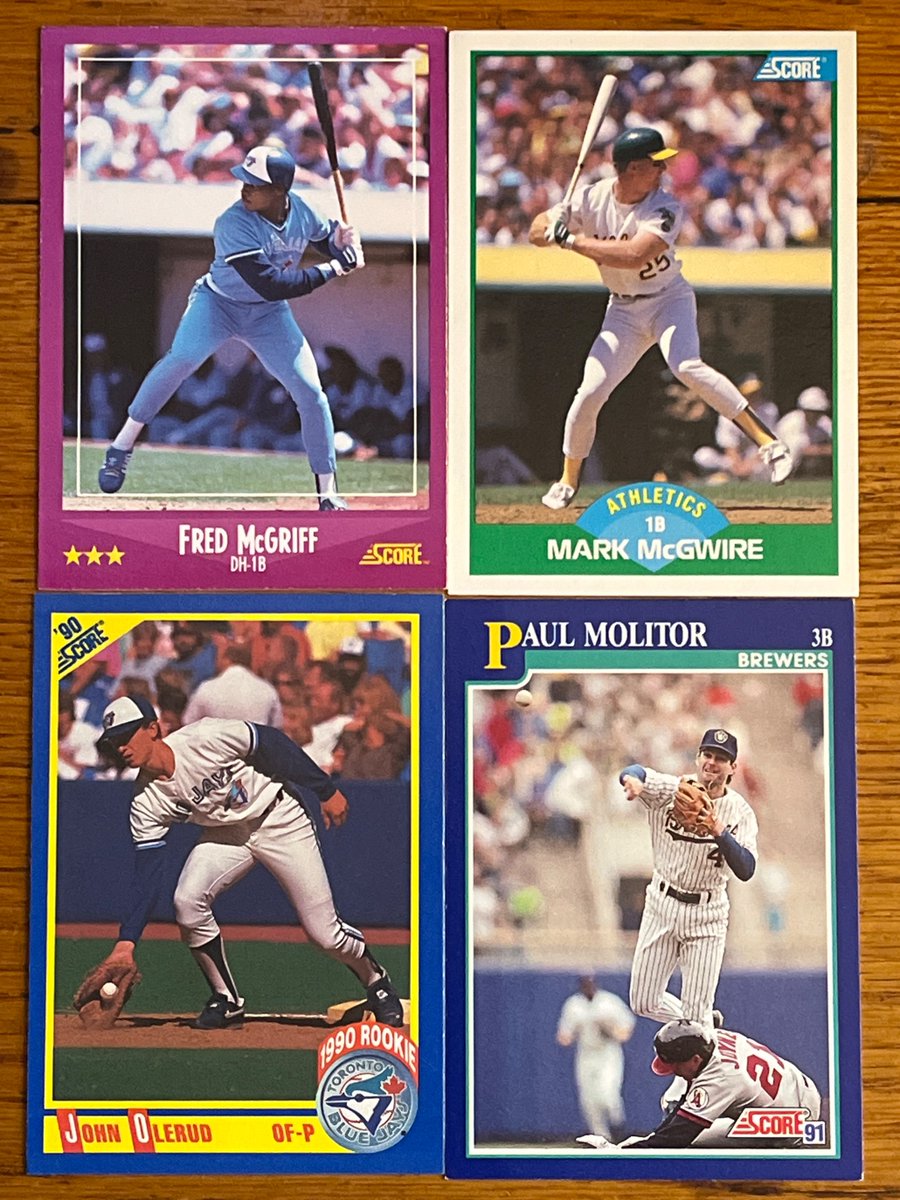 RetroCardSnaps's tweet image. What’s the best in this 4 year run of Score?