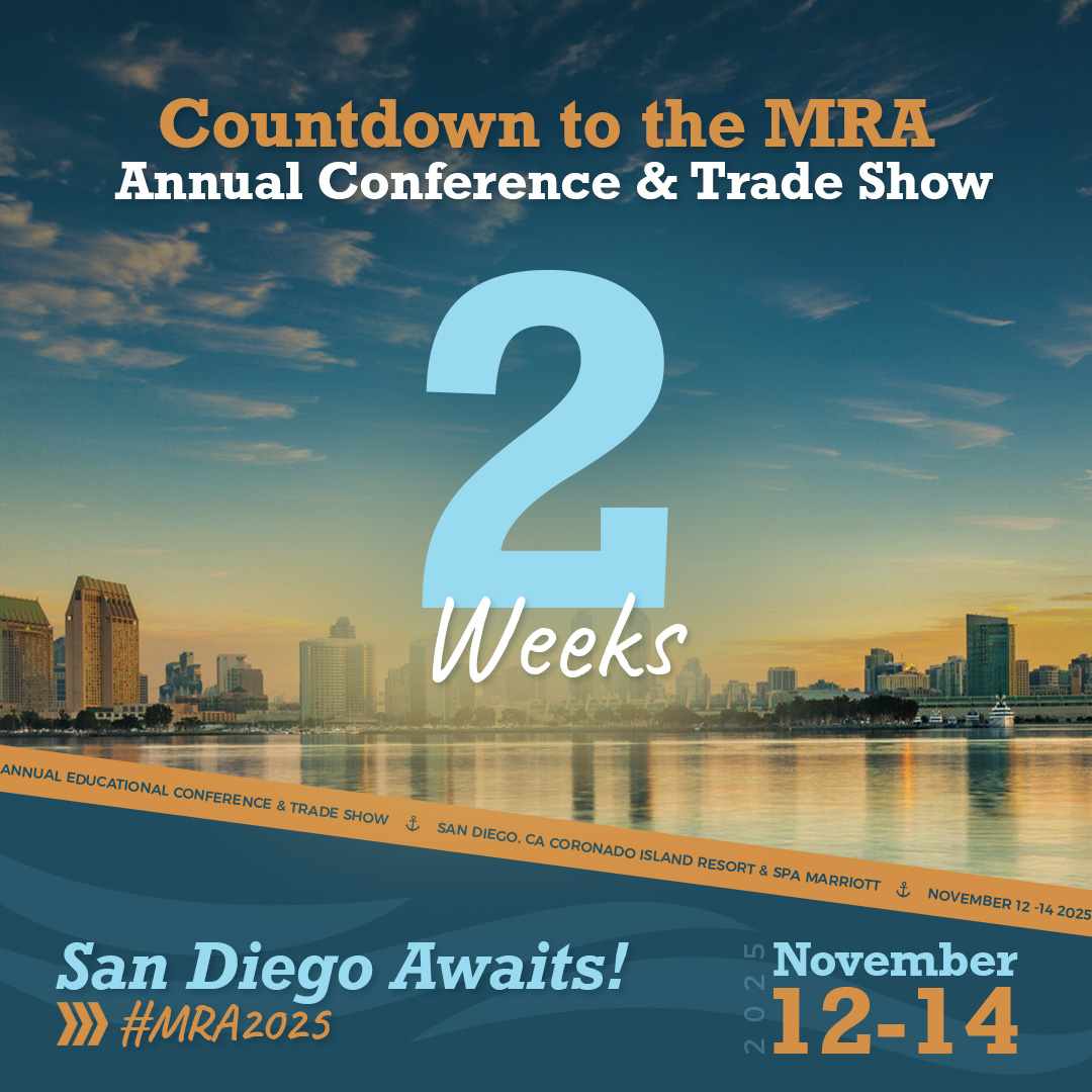 yourMRA's tweet image. ⏳ It’s almost conference time, just 2 weeks left! It’s your chance to connect, learn, and grow with marina professionals from across the West Coast.

➡️ marina.swoogo.com/mraconference2… 

#MRA2025 #2WeeksToGo #ConferenceCountdown #MarinaIndustry #MarineRecreation #MRAConference