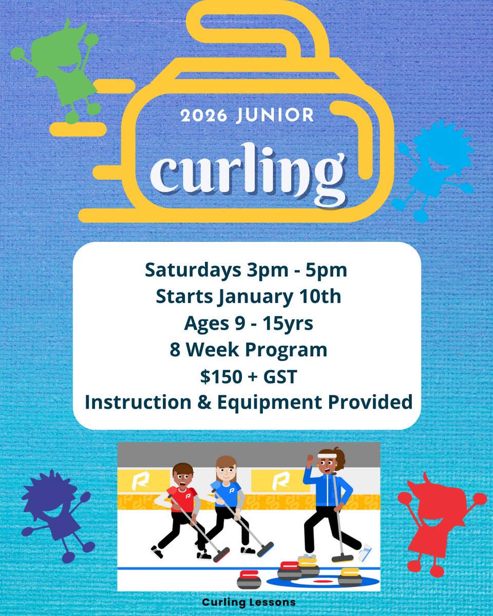 Golf_Inglewood's tweet image. Saturday afternoons are for our &apos;Junior Learn To Curl&apos; &amp;amp; &apos;Adult Curling 101&apos; programs 🥌  New session starts up January 10th, &amp;amp; registration is now open. Program runs for 6 weeks. Instruction &amp;amp; equipment provided! 

#curling #yyccurling #learntocurl #juniorcurling #adultcurling
