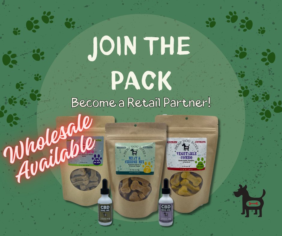 cbddogtreats's tweet image. 🐾 Join the Pack!
We’re partnering with retailers across the USA to bring CBD Dog Treats and CBD Dog Oil to more happy pups. 🌿
Grain-free, gluten-free, and made in the USA. 💚
Learn more 👉 cbddogtreats.com
#CBDDogTreats #CBDForDogs #WholesaleDogTreats #CBDDogOil