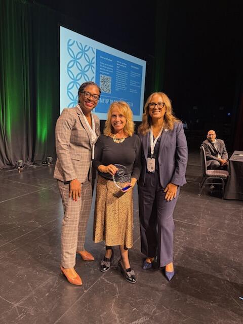 NJLaborDept's tweet photo. NJDOL was proud to present awards for the first time at this year's #GSETA Conference! Congratulations to our four honorees - two Workforce Development partners and two valued employees, including two veterans. Thank you for your inspiring dedication to workforce excellence! https://t.co/RoiKCFVZHs