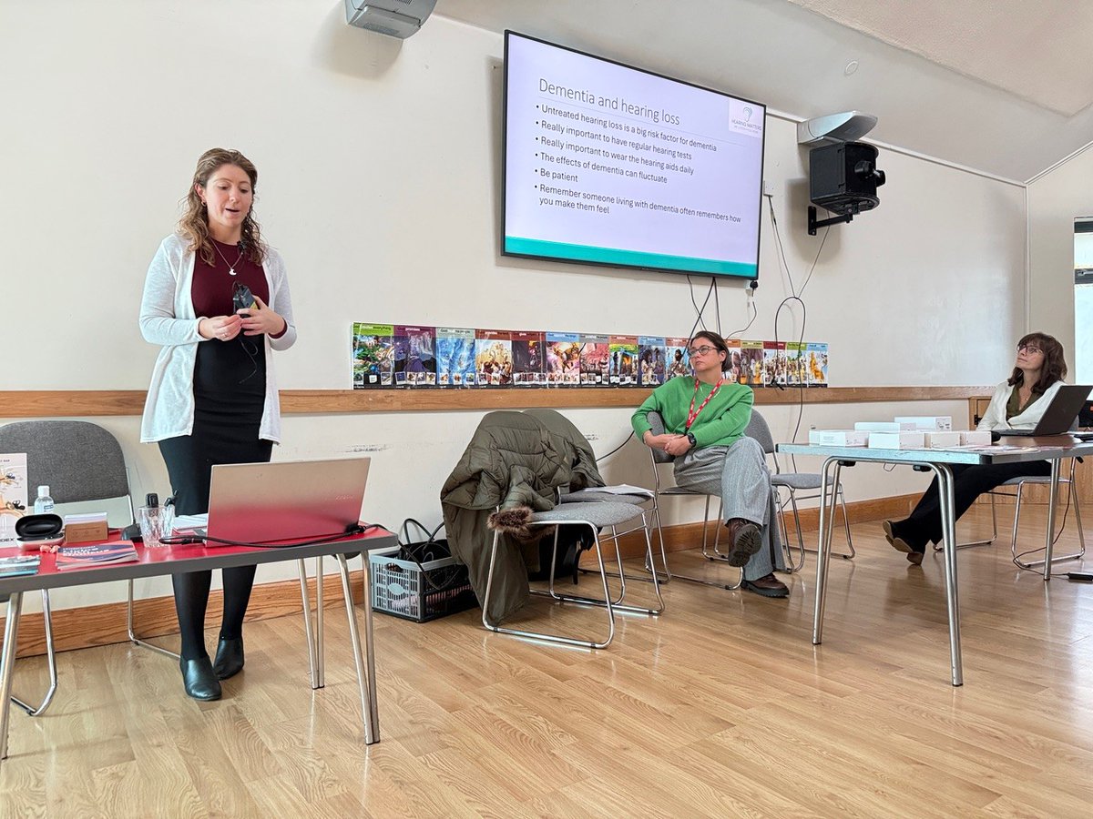 HK4HearingLoss's tweet image. HI Kent spoke at at U3A event in Otford on 27th October about Managing Hearing Loss. 50 people enjoyed a session on the latest assistive technology and communication equipment. #HiKent #U3A #HearingMatters