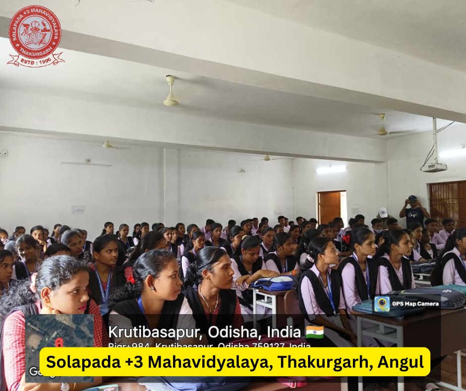 3Solapada's tweet photo. Cybercrime Awareness programme organised by the Police Department - Thakurgarh Police Station, Thakurgarh Solapada +3 Mahavidyalaya, Thakurgarh Dist. Angul

#MoCollege #thakurgarhcollege #solapadadegreecollege #dheodisha #CyberSecurity #CyberAwareness #cybercrime https://t.co/RaWSTiEj67