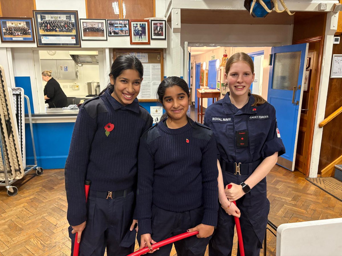 Remembrance rehearsal and deck hockey, what more would you want to do on a Tuesday evening