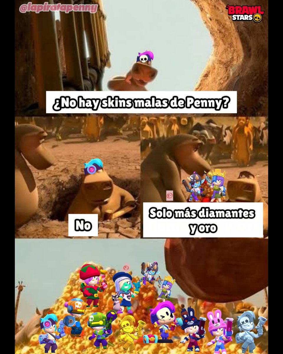 Sólo diamantes y oro 💅
#BrawlStars