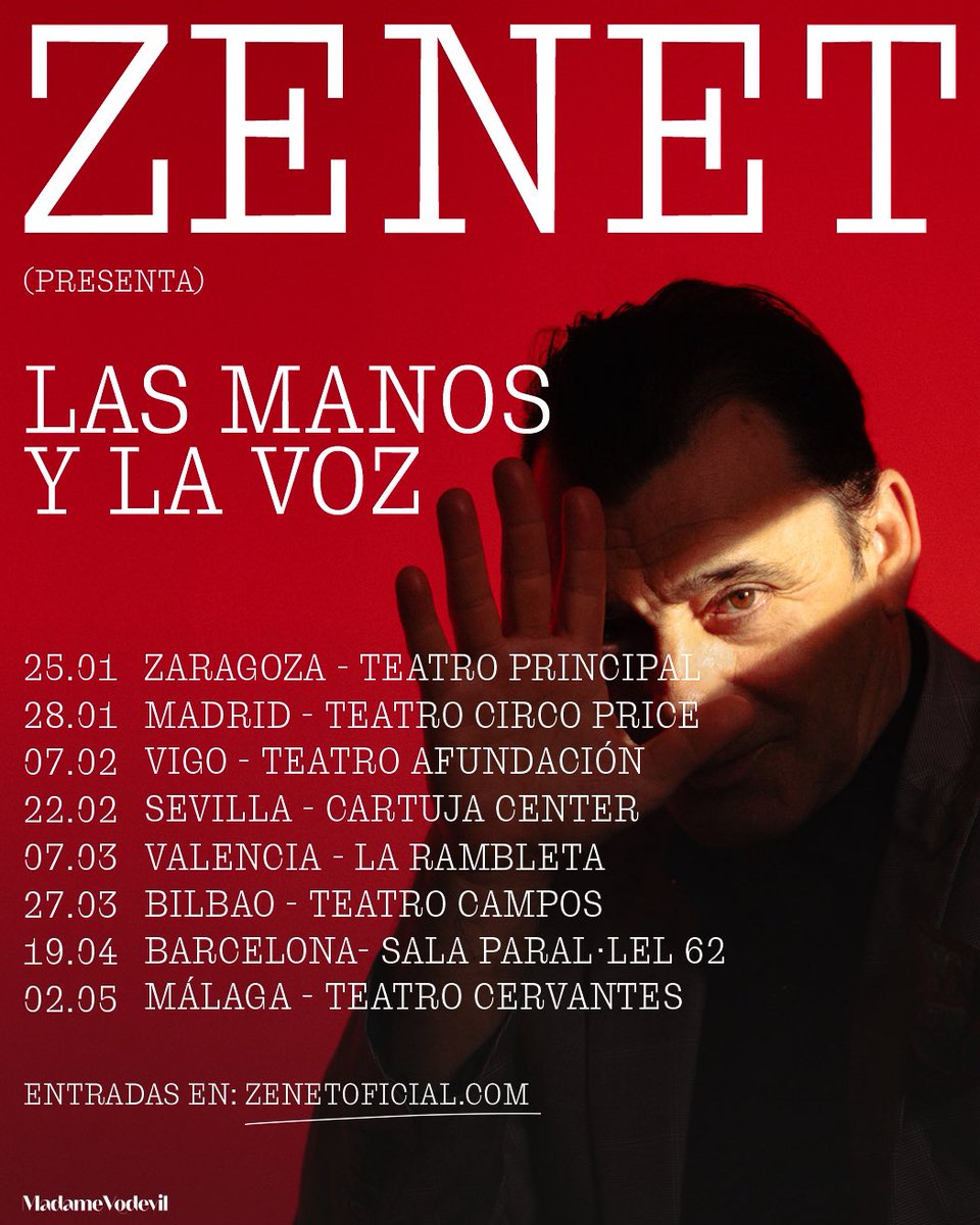 En enero arrancamos la gira presentación de “Las manos y la voz”.
Nos espera un viaje precioso por distintas ciudades, para encontrarnos cara a cara y compartir estas nuevas canciones. 🪶

Entradas disponibles aquí: 
tr.ee/47zWD_TKhE