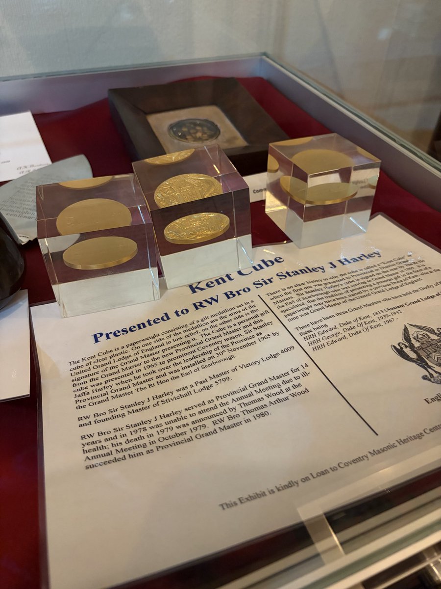 No less than THREE ‘Kent Cubes’. What is a Kent Cube you ask? Check out the latest episode of Craftcast to find out. 
#freemasons <a href="/UGLE_GrandLodge/">United Grand Lodge of England</a> youtu.be/JOWRNCSSFII?si…