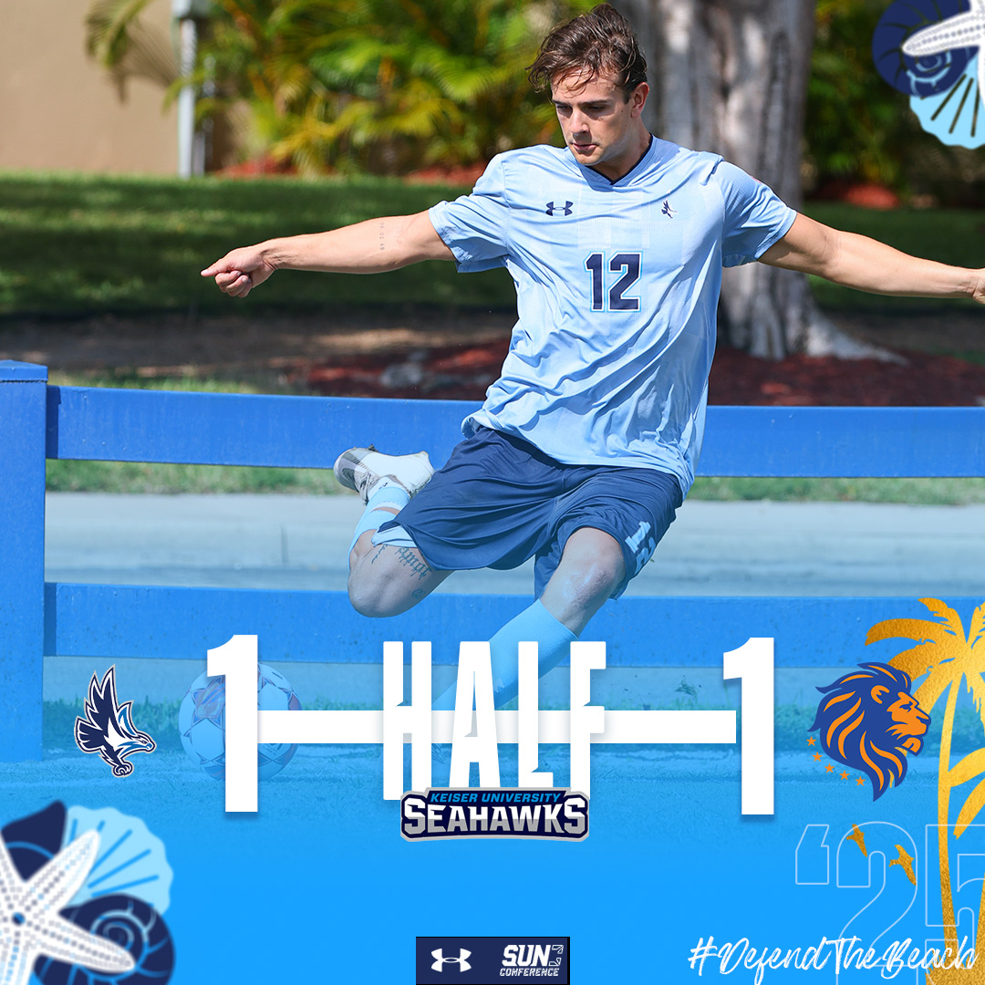 Half | 45'       

𝐍𝐨. 𝟑 𝐌𝐞𝐧'𝐬 𝐒𝐨𝐜𝐜𝐞𝐫 𝐠𝐨𝐞𝐬 𝐢𝐧𝐭𝐨 𝐭𝐡𝐞 𝐡𝐚𝐥𝐟 𝐭𝐢𝐞𝐝 𝟏-𝟏 𝐚𝐠𝐚𝐢𝐧𝐬𝐭 𝐅𝐌𝐔!

⚽️ FMU - Olguin  19’
⚽️ Mikael Baisotti (Cordeviola) 31’

#DefendTheBeach 

#KU 1, FMU 1
