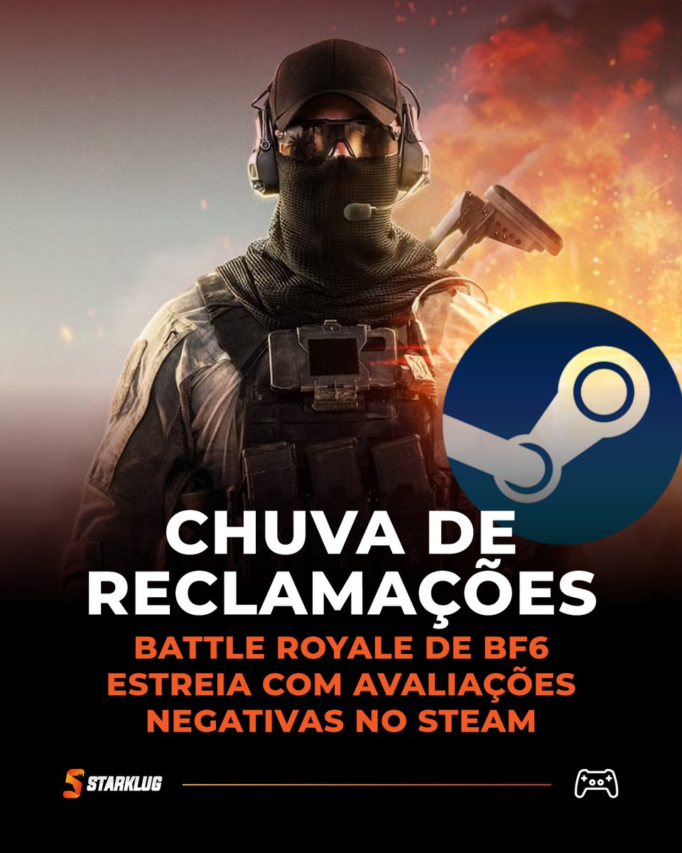 Battlefield RedSec, modo battle royale gratuito de Battlefield 6, estreia com avaliações Negativas no Steam, recebendo apenas 35% de reviews positivas.

Entre as principais reclamações estão a ausência de um modo Solo, o que torna o jogo desequilibrado.

Outro ponto de frustração