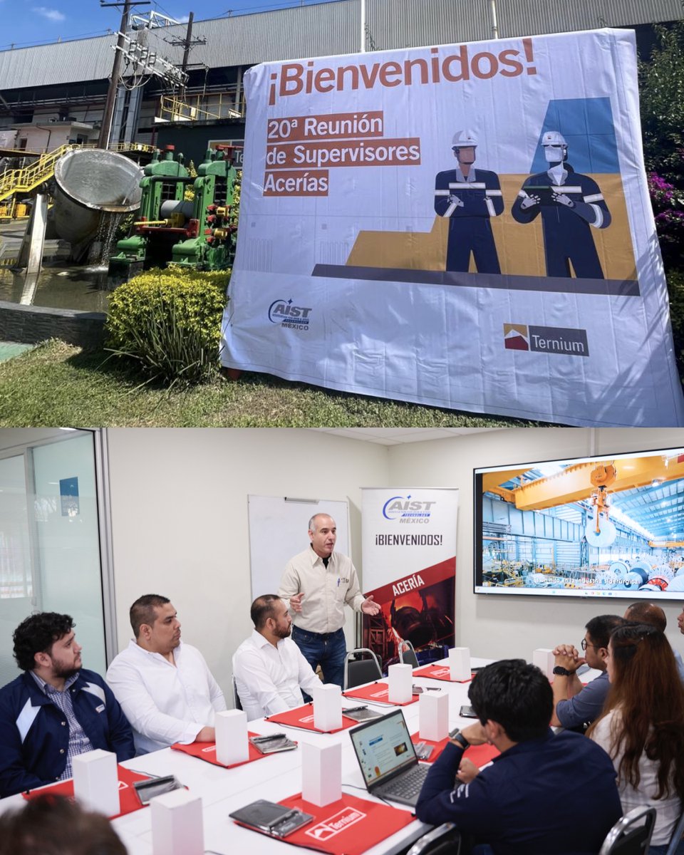 🔺 Recordemos cómo se vivió la 20ª Reunión de Supervisores de Acería del Comité de Acería 🔥

❇️ Agradecemos a Ternium Planta Largos Apodaca por ser sede oficial del evento🤩

⭐¡Sigamos impulsando juntos la acería!🔥

#terniummx #aistmx #supervisores #networking #comité #acería