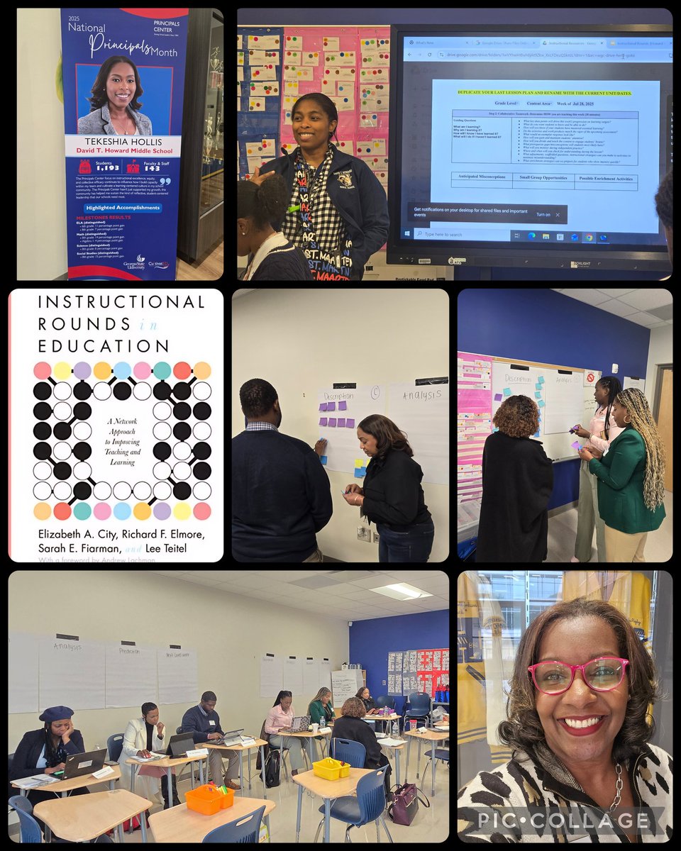 Thanks <a href="/THollisEdS/">Tekeshia Hollis</a> <a href="/APSHoward/">David T. Howard Middle School</a> for hosting <a href="/PrincipalsCtr/">Principals Center at Georgia State University</a> to conduct Instructional Rounds. Dr. Hunter and I enjoyed facilitating the PD around improving the instructional core! #NationalPrincipalsMonth #PrincipalsCtr #InstructionalLeadership