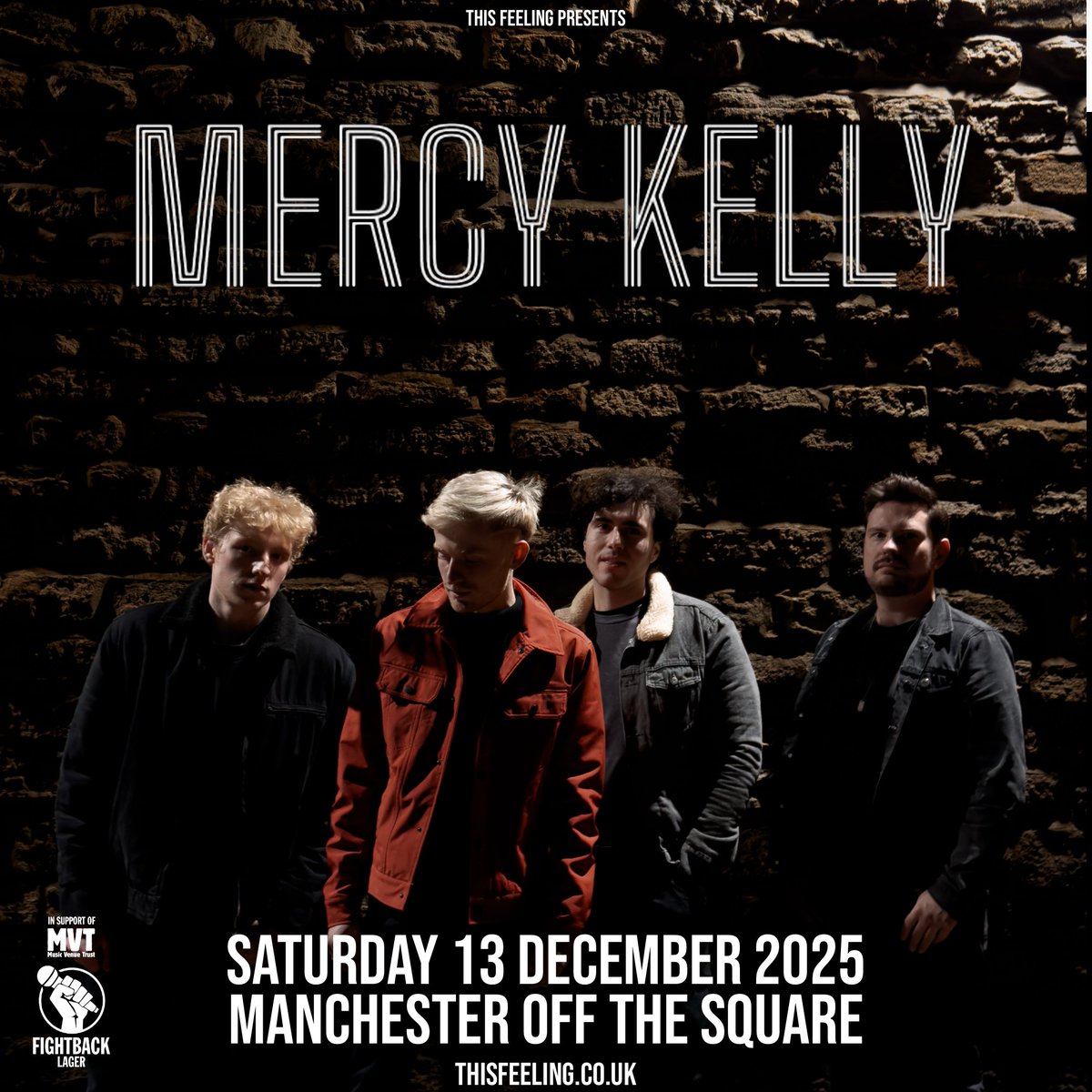 Just announced 🎸<a href="/MercyKelly_Band/">MERCY KELLY</a> Manchester on sale Friday 10am