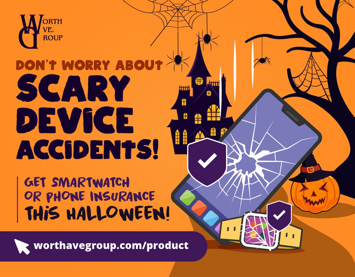 worthavegroup's tweet image. 👻 Ghosts aren’t the problem… cracked screens and drops are! Keep your devices safe!
👉worthavegroup.com/product
#Halloween #SpookySeason #DeviceProtection #PhoneProtection