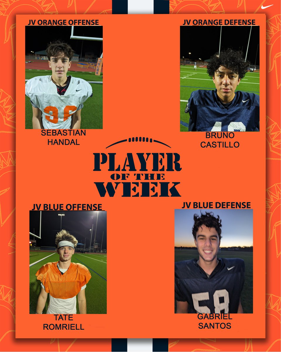 JV Players of the Week vs Tompkins!