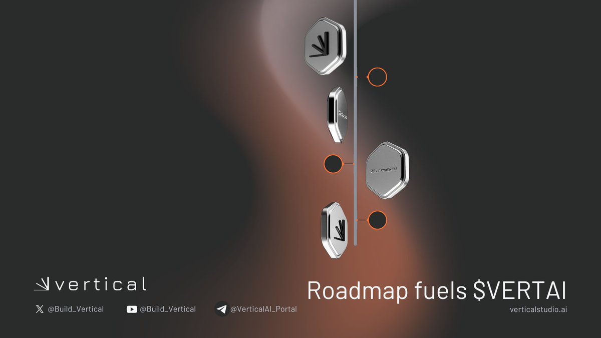 Build_Vertical's tweet image. How our roadmap impacts $VERTAI

$VERTAI is the cheapest way to use our platform

Better Product → Higher Demand → More $VERTAI payments

We will burn 10% of profits made in $VERTAI creating a deflationary loop

Building top-quality products matters⚡️