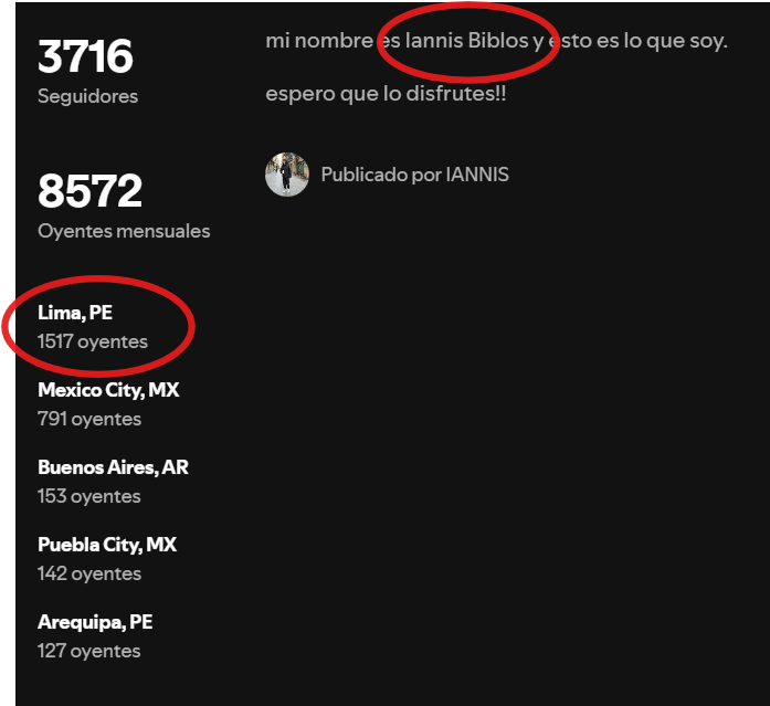 SusanaM06938619's tweet photo. En spotify se refleja el amor a un artista, Iannis recibiendo más apoyo de peruanas desde el día 1.
#alennis #iannisenstbv #alelover #iannisbiblos https://t.co/d7Bar86iMQ