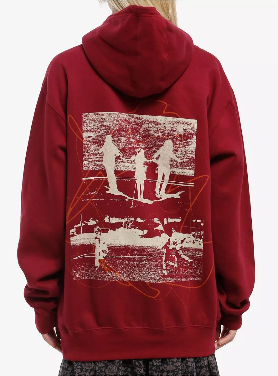 Paramore Trio Photos Hoodie is now available at <a href="/HotTopic/">Hot Topic</a>