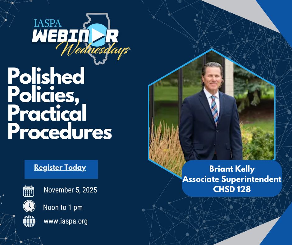 It's policy‼️ Really? Sure it's not an admin. procedure? Your team need some clarity on the difference &amp; how to maintain alignment w/ state &amp; federal laws while supporting district goals and operations? Next week's #WebinarWednesday has you covered 👍 #ILHRLeaders register TODAY!