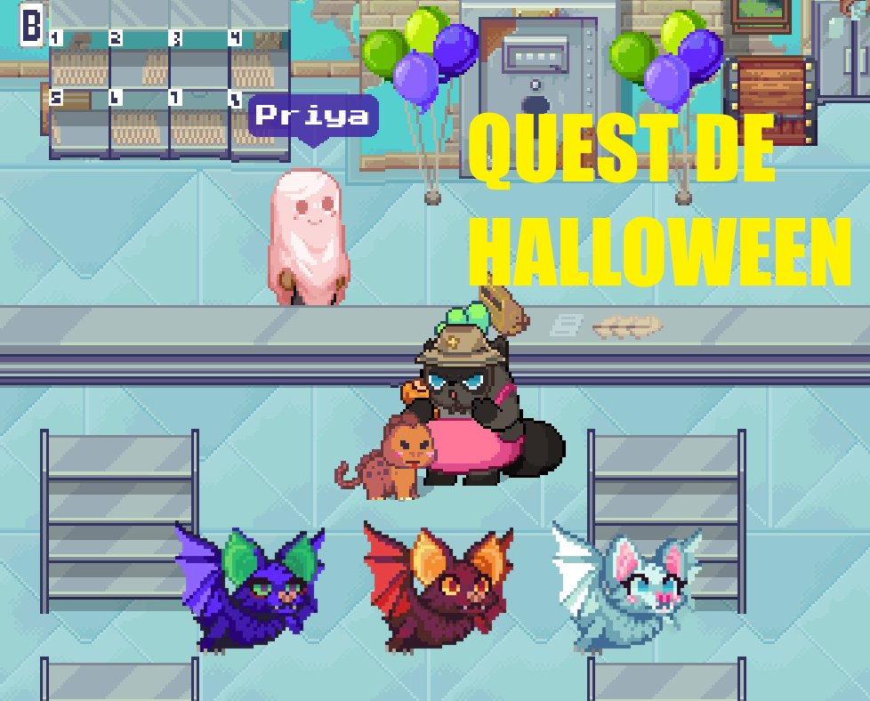 Tenemos nueva misión de tiempo limitado. Para celebrar Halloween. Además, si tenéis suerte, podéis ganar una de las 6 pets tipo murciélago al completarla.