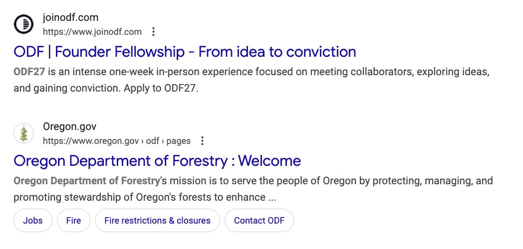 We love founders and trees.