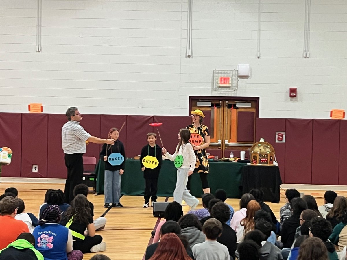 Huge thanks to the Grand Faloon’s for visiting PES and bringing science to life with your fun, creative presentation on recycling! ♻️💡 Our students loved it!