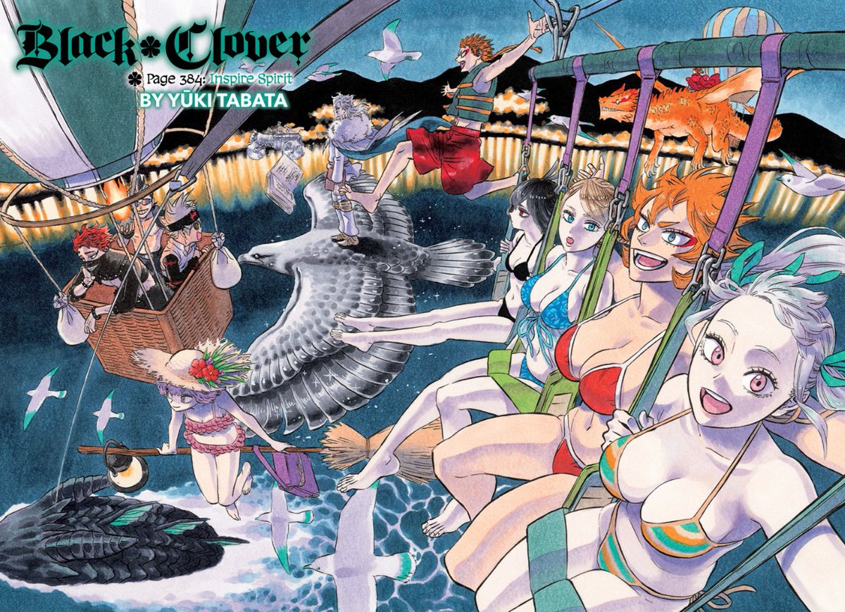 AniNewsAndFacts's tweet photo. Black Clover New Color Page,

The manga is back today with 3 new chapters. https://t.co/GySPi1HpZg